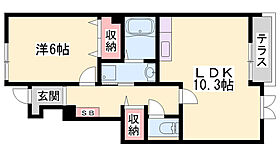 サンリットベルＤ  ｜ 兵庫県相生市那波野2丁目（賃貸アパート1LDK・1階・43.12㎡） その2