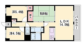 兵庫県姫路市手柄（賃貸マンション3LDK・4階・66.00㎡） その2