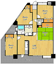 間取図画像 4LDK