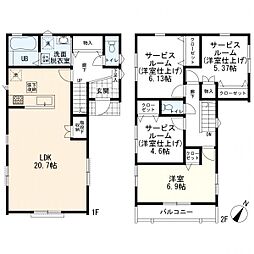 物件画像 ミラスモ中丸　新築一戸建て　1号棟