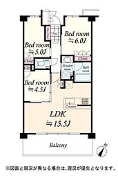 間取図画像 3LDK