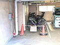 屋根がついた駐...
