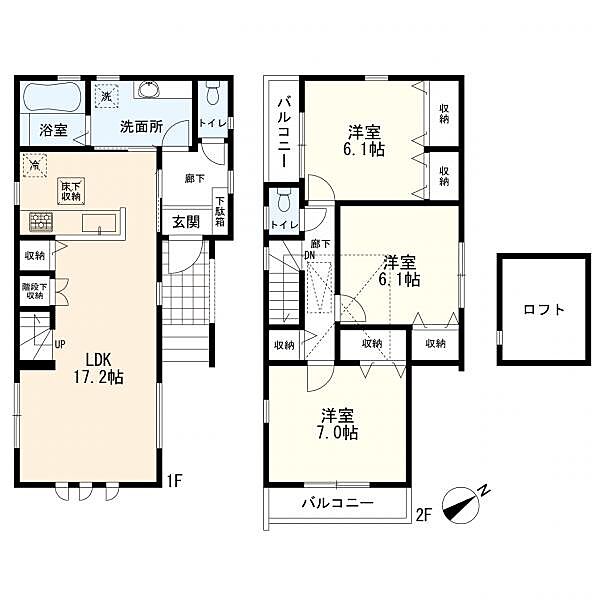間取りを拡大表示