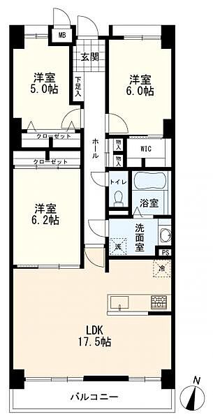 間取りを拡大表示