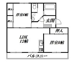 静岡県浜松市中央区入野町（賃貸マンション2LDK・2階・59.60㎡） その2