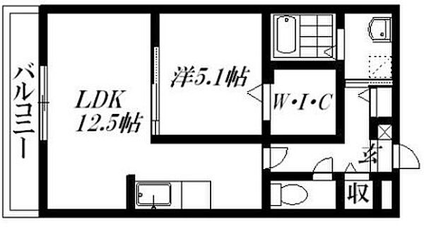 静岡県浜松市中央区富塚町(賃貸マンション1LDK・1階・48.30㎡)の写真 その2