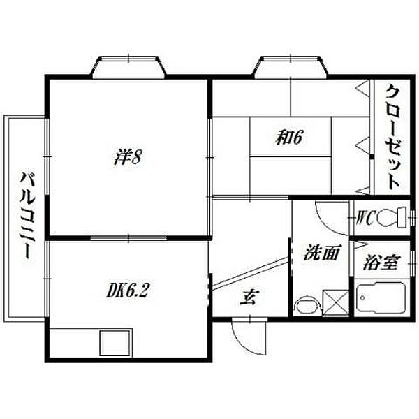静岡県浜松市中央区入野町(賃貸アパート2DK・1階・47.52㎡)の写真 その2
