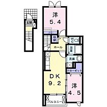 静岡県浜松市中央区入野町（賃貸アパート2DK・2階・49.97㎡） その2