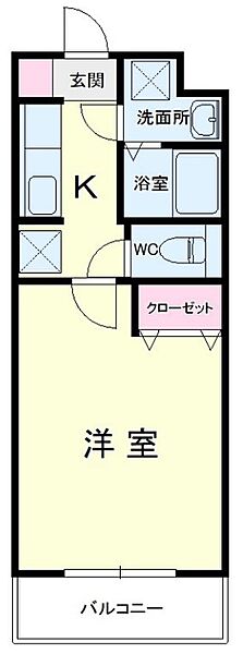 静岡県浜松市中央区和合北3丁目(賃貸マンション1DK・2階・33.48㎡)の写真 その2