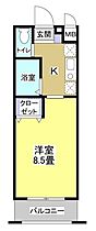 静岡県浜松市中央区新津町（賃貸マンション1K・3階・23.10㎡） その2