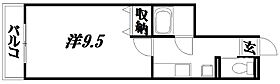 静岡県浜松市中央区佐鳴台1丁目（賃貸アパート1K・3階・34.14㎡） その2