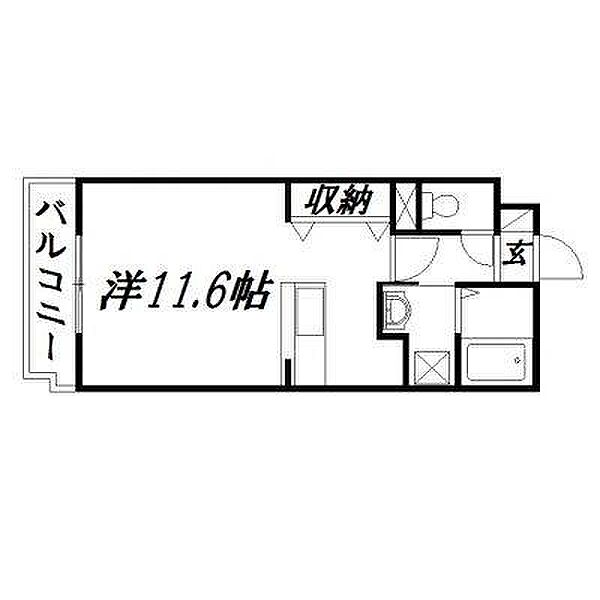 静岡県浜松市中央区海老塚2丁目(賃貸マンション1K・3階・28.99㎡)の写真 その2