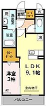 静岡県浜松市中央区和合町（賃貸アパート1LDK・2階・33.78㎡） その2