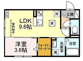 静岡県浜松市中央区元目町（賃貸アパート1LDK・1階・33.42㎡） その2