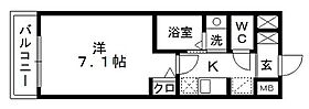 静岡県浜松市中央区常盤町（賃貸マンション1K・7階・24.00㎡） その2