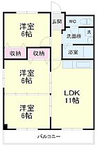 静岡県浜松市中央区瓜内町（賃貸マンション3LDK・2階・57.18㎡） その2