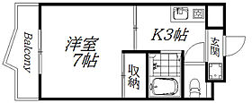 静岡県浜松市中央区住吉1丁目（賃貸マンション1K・3階・24.87㎡） その2