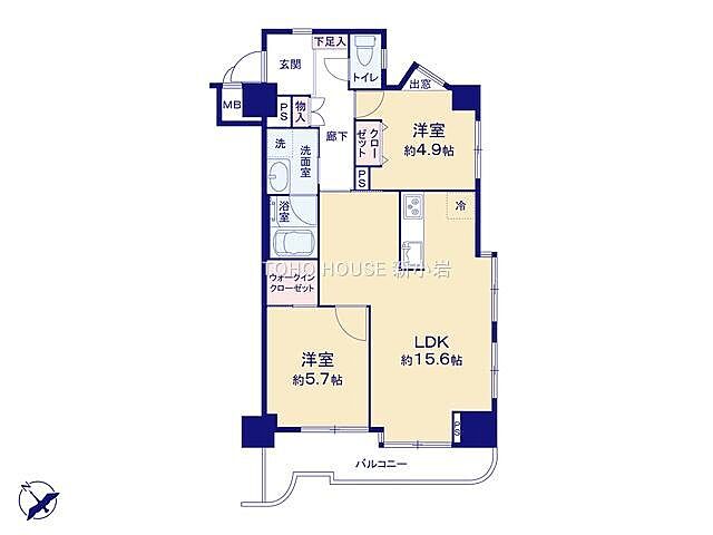 間取り ヴィルメゾン葛西 11階/-