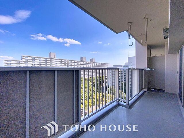 バルコニー 清新南ハイツ12号棟 8階/-