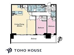 シティタワーズ東京ベイセントラルタワー 3LDKの間取図画像