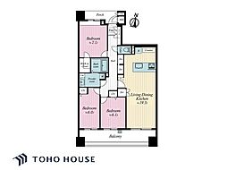 サンライトウイング 3LDKの間取図画像
