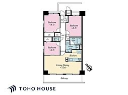 ウィズ千葉中央ネオグランデ 3LDKの間取図画像
