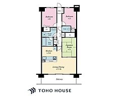 ライオンズクオーレ幕張マークスフォート 3LDKの間取図画像