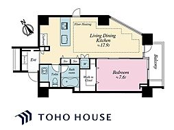 レグノ・ラフィネ南青山 1LDKの間取図画像