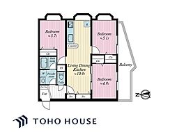 インテグラル新小岩 3LDKの間取図画像