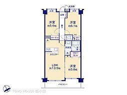 IDコート西船橋 3LDKの間取図画像