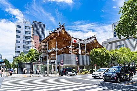 水天宮 徒歩7分。 530m