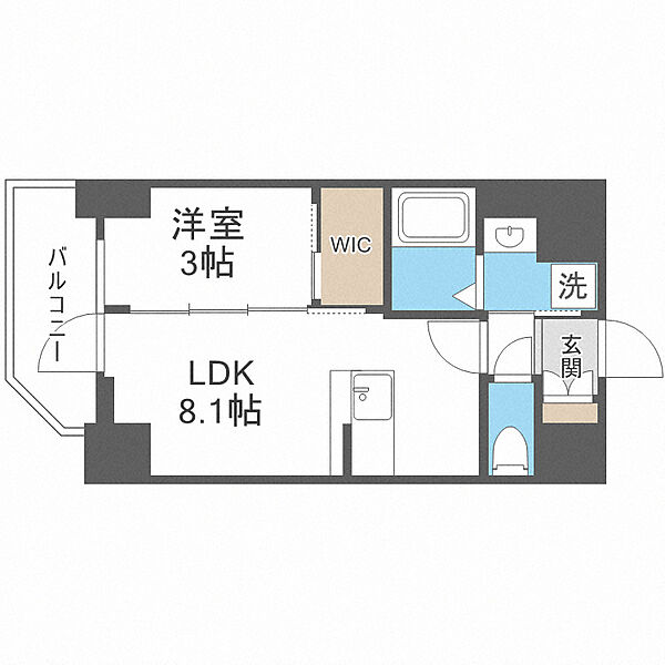 セレニテ福島アリア ｜大阪府大阪市福島区玉川3丁目(賃貸マンション1LDK・11階・29.67㎡)の写真 その2