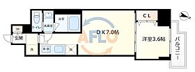 Dimora靭公園  ｜ 大阪府大阪市西区京町堀2丁目（賃貸マンション1DK・9階・30.06㎡） その2