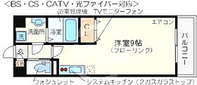 ブラービ阿波座  ｜ 大阪府大阪市西区立売堀6丁目（賃貸マンション1R・2階・24.00㎡） その2