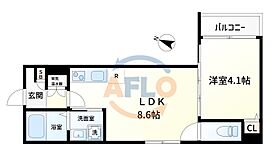 F Maximo SEAM  ｜ 大阪府大阪市西淀川区佃4丁目（賃貸マンション1LDK・1階・30.69㎡） その2