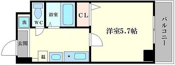 プレミアム本町 603｜大阪府大阪市中央区南久宝寺町1丁目(賃貸マンション1K・6階・19.12㎡)の写真 その2