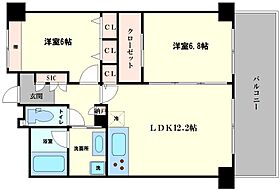 レジディア西天満 204 ｜ 大阪府大阪市北区西天満3丁目3-21（賃貸マンション2LDK・2階・57.62㎡） その2