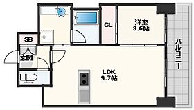 ノルデンタワー南森町アドバンス 1802 ｜ 大阪府大阪市北区南森町1丁目3-18（賃貸マンション1LDK・18階・35.83㎡） その2