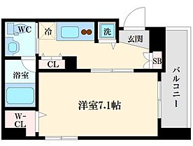 ISM谷町六丁目 609 ｜ 大阪府大阪市中央区安堂寺町2丁目1番地7号（賃貸マンション1K・6階・26.05㎡） その2