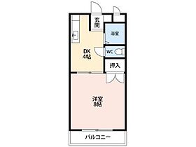 ビューコートＫＦ 203 ｜ 愛知県岡崎市大平町字辻杉26-1（賃貸マンション1DK・2階・21.98㎡） その2