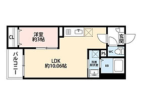 Jack onishiI 101 ｜ 愛知県岡崎市大西3丁目19-10（賃貸アパート1LDK・1階・30.54㎡） その2