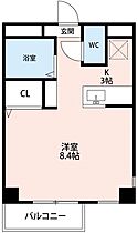 ＴＷＩＮ　ＢＵＩＬＤ 702 ｜ 愛知県岡崎市能見町102（賃貸マンション1R・7階・24.01㎡） その2