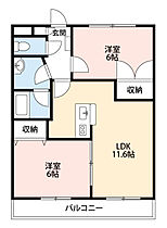 ヴィレッジ稲垣 203 ｜ 愛知県岡崎市昭和町字北浦26（賃貸アパート2LDK・2階・51.57㎡） その2