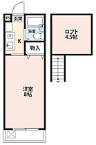 ＭＩＤ18 205 ｜ 愛知県岡崎市欠町字金谷31-1（賃貸アパート1R・2階・20.16㎡） その2