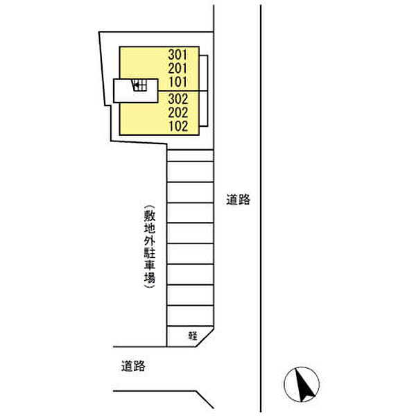 ハイツ岡崎柱 東棟 101｜愛知県岡崎市柱6丁目(賃貸アパート1LDK・1階・40.04㎡)の写真 その19