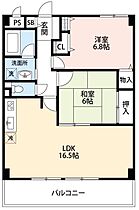 ロイヤル柴田 302 ｜ 愛知県岡崎市大門4丁目5-11（賃貸マンション2LDK・3階・66.43㎡） その2