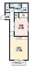 ドエルマルシェＣ 101 ｜ 愛知県岡崎市洞町字西丸根18-1（賃貸アパート1LDK・1階・44.60㎡） その2