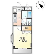 ブルーサンズ1号館 103 ｜ 愛知県岡崎市宮地町字寺北15-2（賃貸アパート1K・1階・24.75㎡） その2