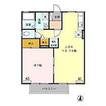 プレジール明和Ａ 101 ｜ 愛知県岡崎市竜美南1丁目3-3（賃貸アパート1LDK・1階・46.37㎡） その2