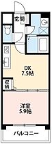 アスペン 206 ｜ 愛知県岡崎市栄町4丁目6（賃貸マンション1DK・2階・32.25㎡） その2